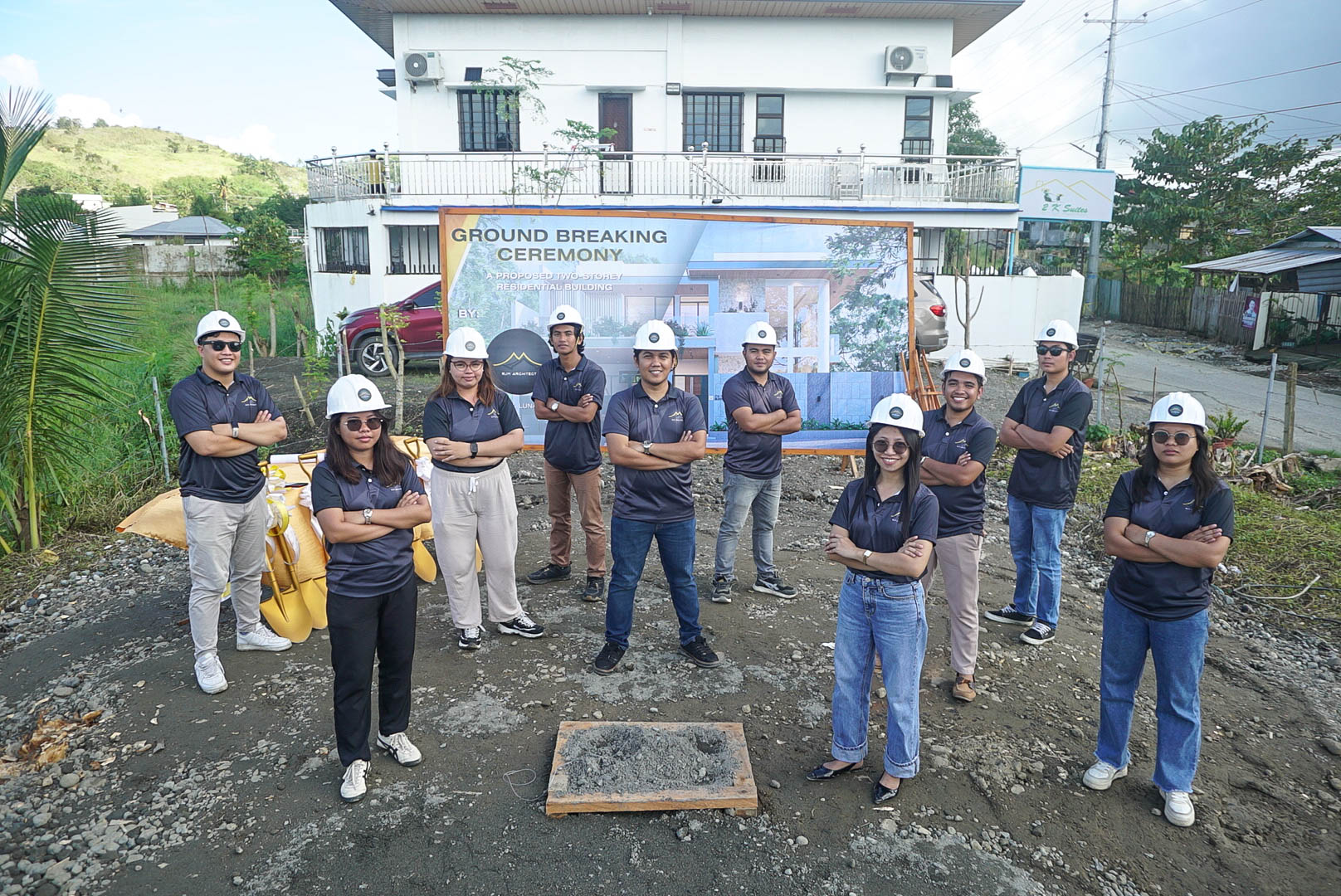 Construction project showcase
